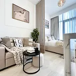 Trophy Modern Marvel Cozy Studio With Smart Features In Azizi Riviera