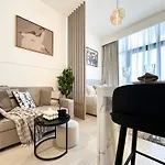 Trophy Modern Marvel Cozy Studio With Smart Features In Azizi Riviera