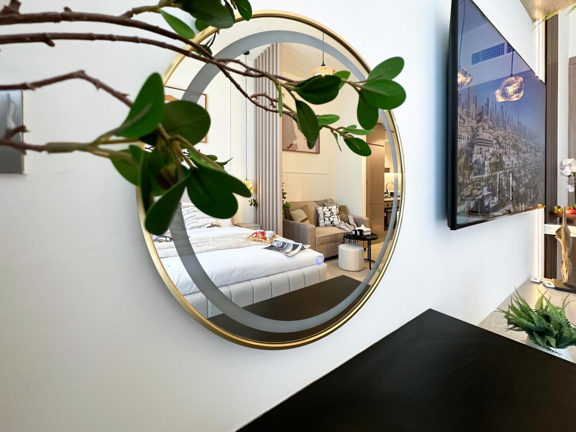Trophy Modern Marvel Cozy With Smart Features In Azizi Riviera Apartment Dubai