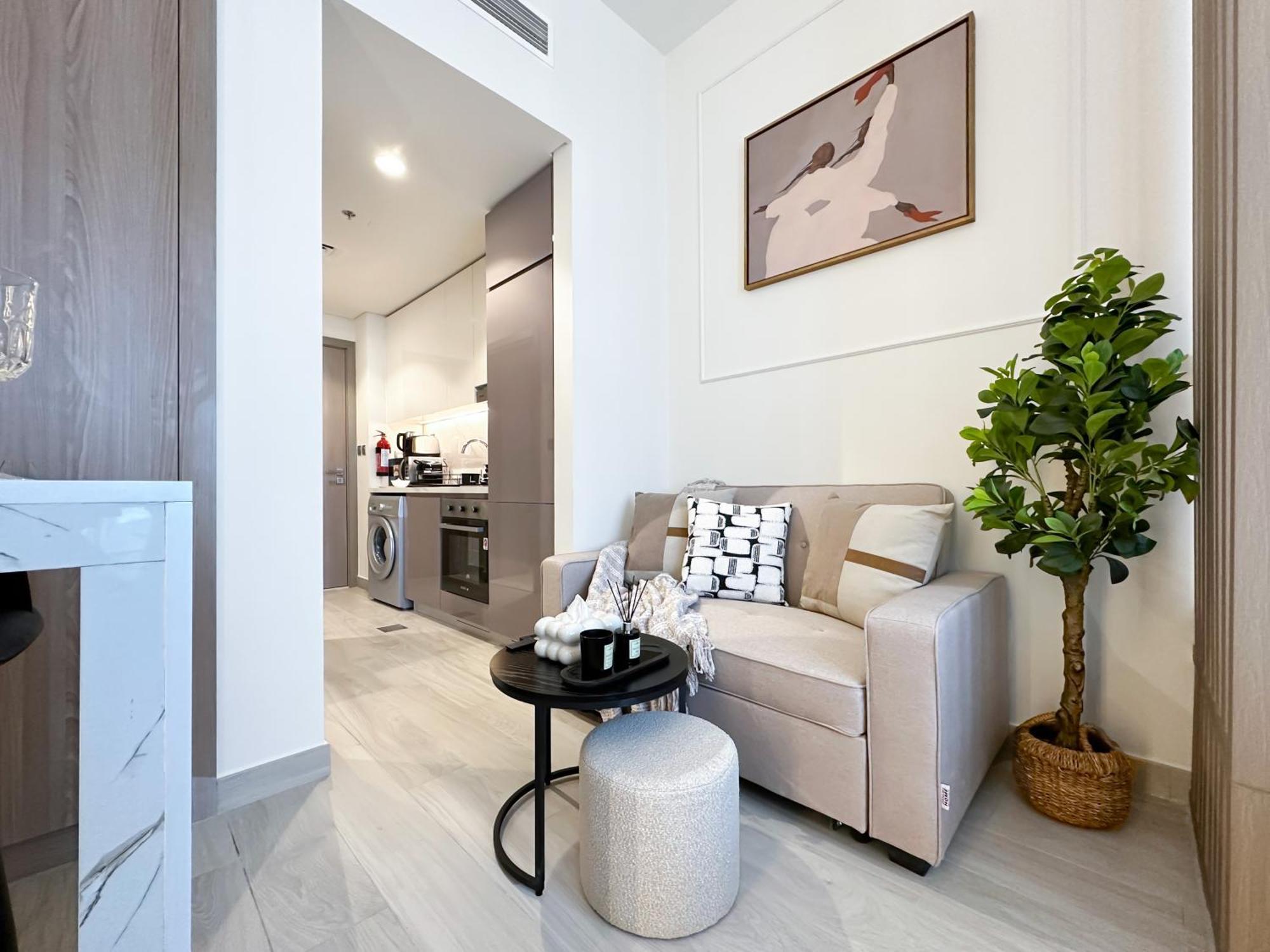 Apartment Trophy Modern Marvel Cozy With Smart Features In Azizi Riviera Dubai